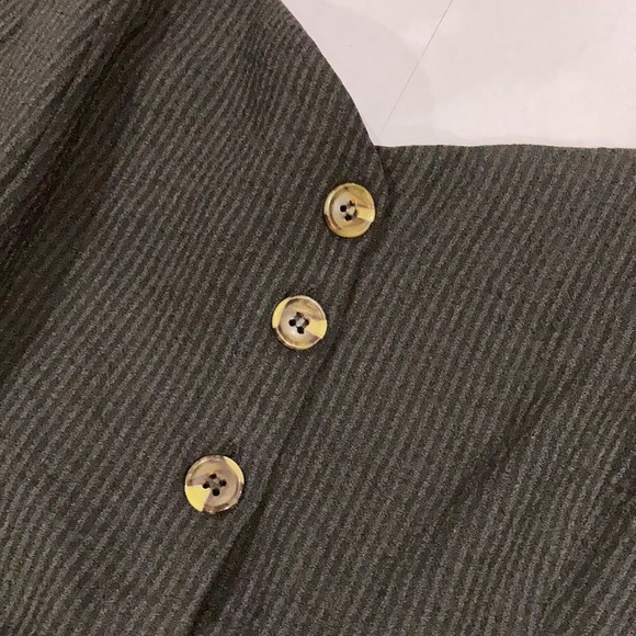 H&M Black long dress, ribbed fabric Sz 8 - Picture 3 of 6